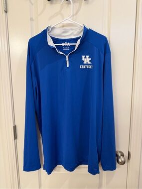 UK Kentucky Blue Lightweight Quarter-Zip Shirt Jacket